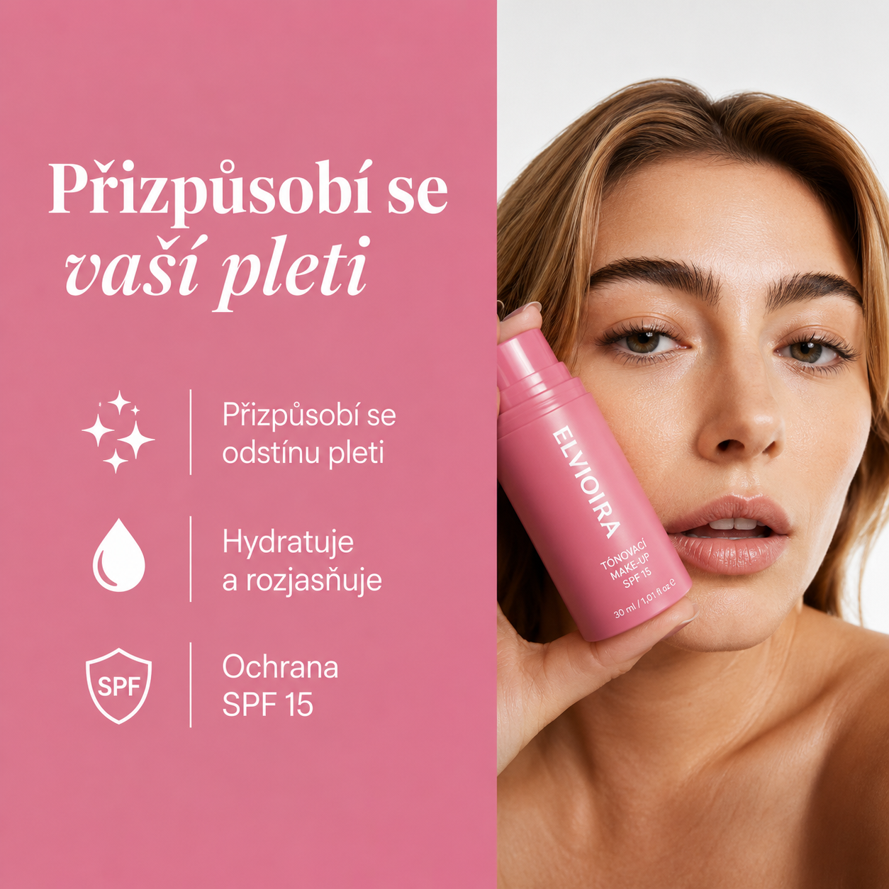 Barevně se přizpůsobující make-up