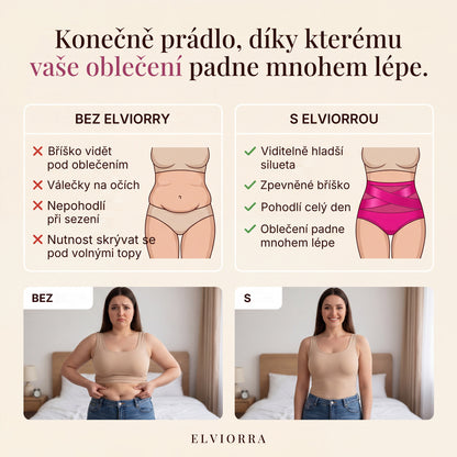 Srovnání bez a s Elviorrou