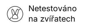 Netestováno na zvířatech