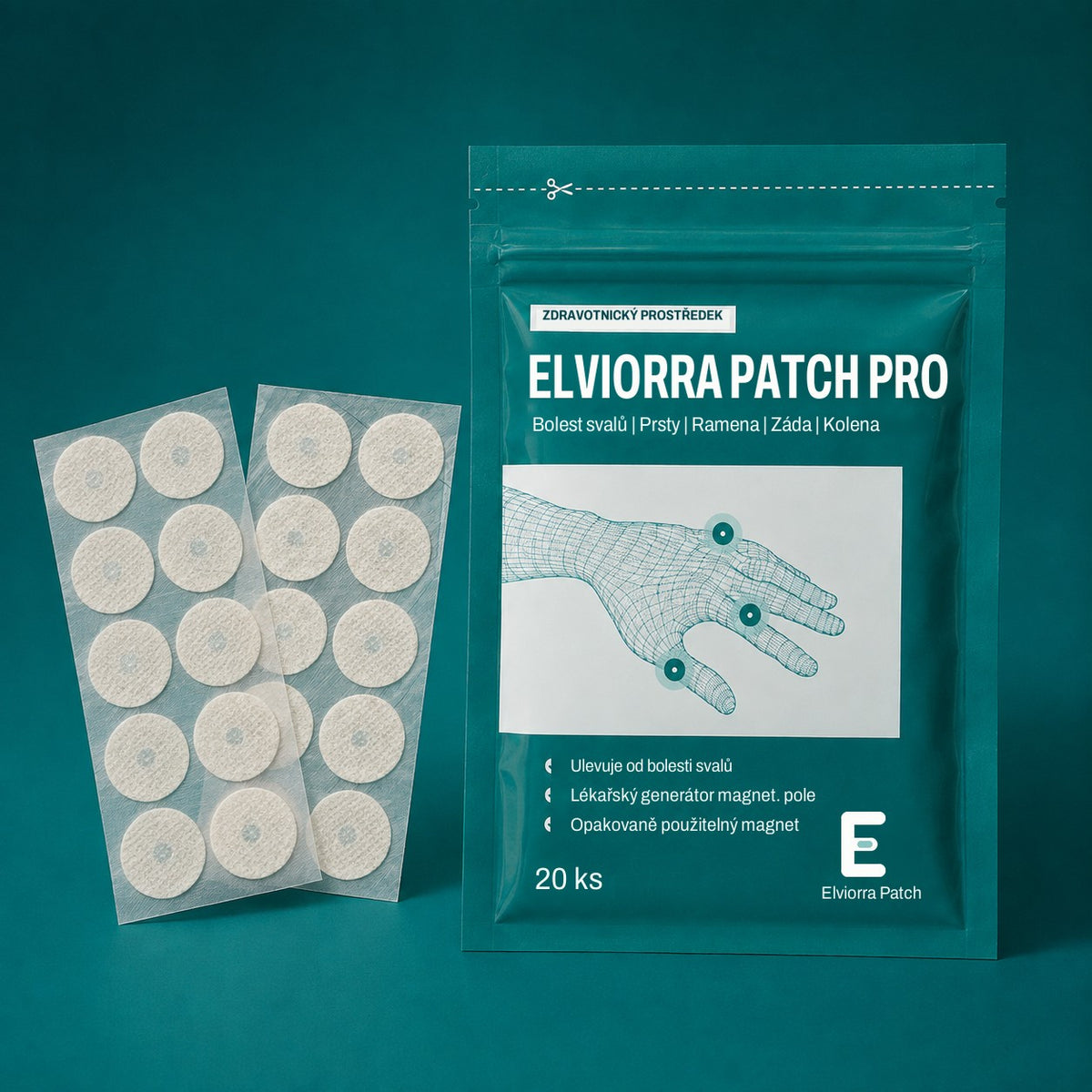 Sáček Elviorra Patch Pro s archy náplastí